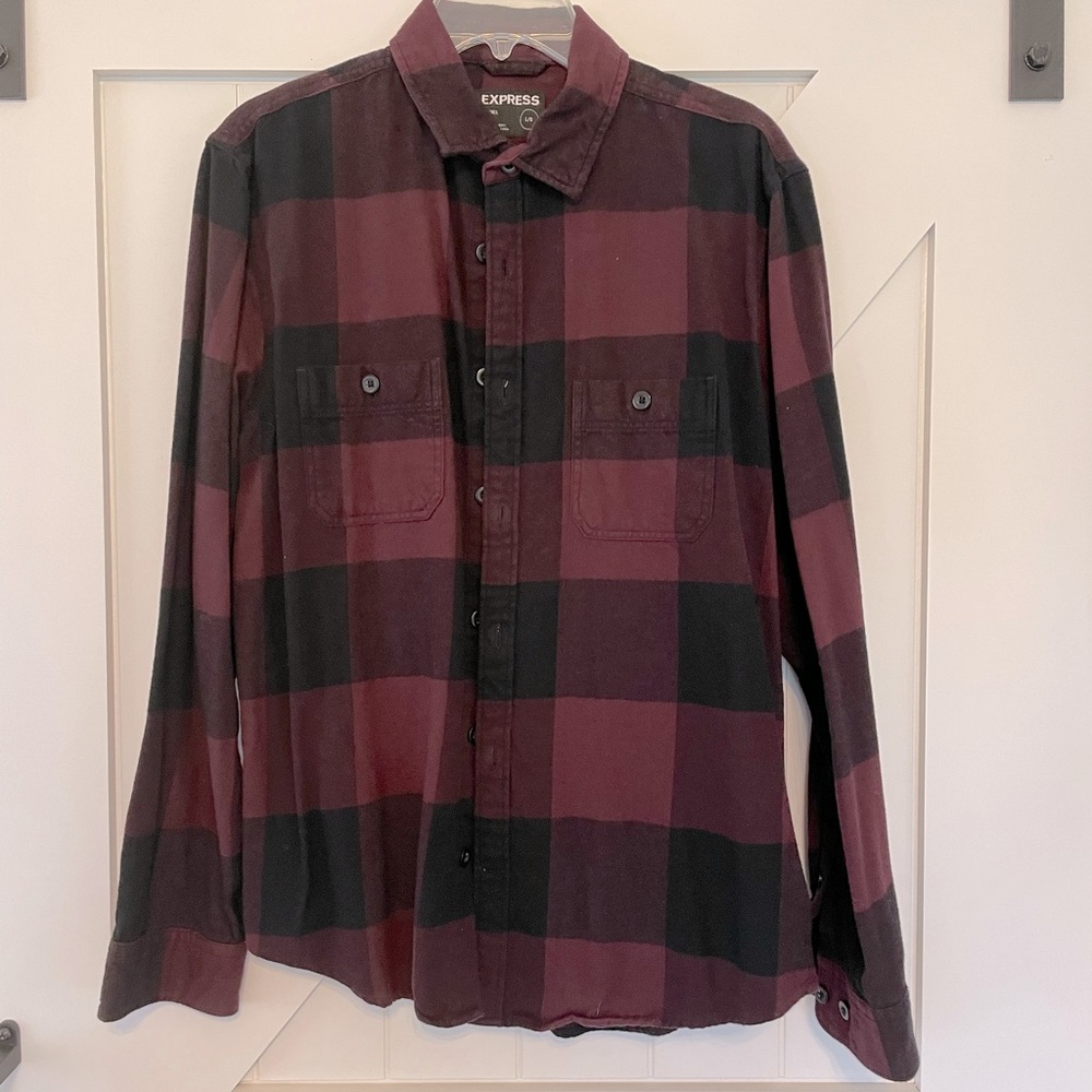 Express Flannel button up